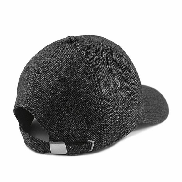 Winter Dad Warm Felt Hats Big Head Man Wool Cap Male Plus Size Baseball Caps - Picture 4 of 4